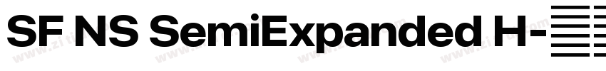 SF NS SemiExpanded H字体转换 SF NS SemiExpanded H字体转换